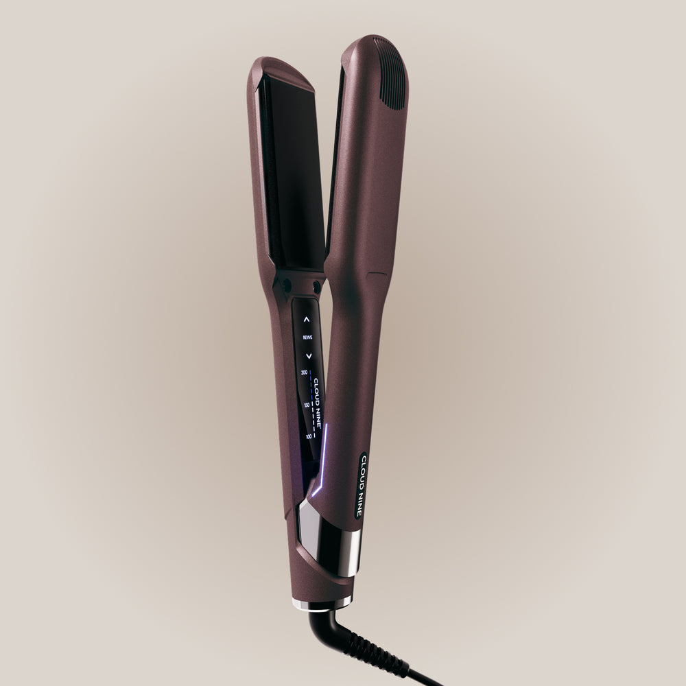 Luxury Dark Burgundy Wide Iron Lisseurs 