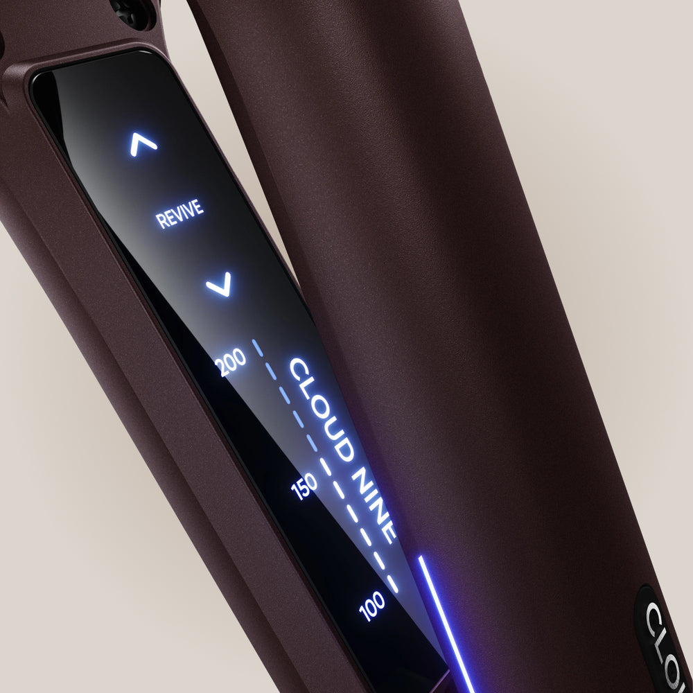 Luxury Dark Burgundy Wide Iron Lisseurs 