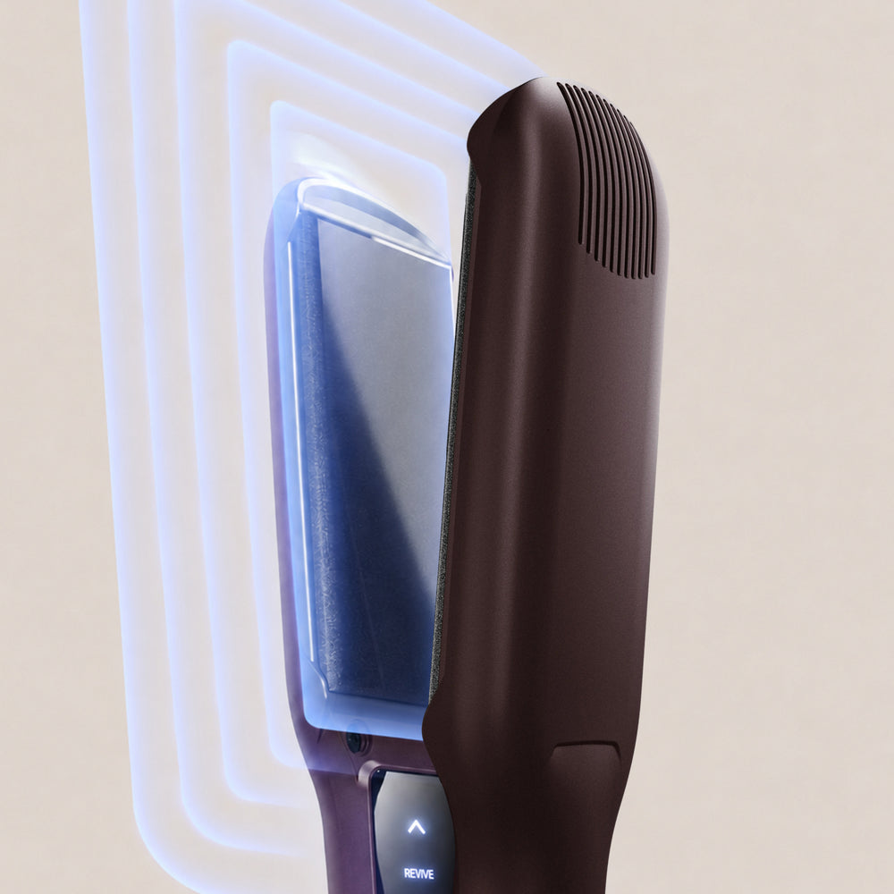 Luxury Dark Burgundy Wide Iron Lisseurs 