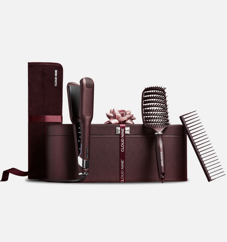 Luxury Dark Burgundy Wide Iron Lisseur